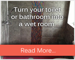 DNA builders can turn your bathroom or toilet into a wet room