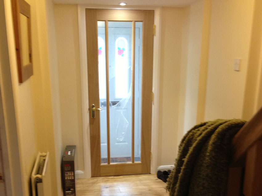 Entrance Hallway, Flooring and Door - Thame