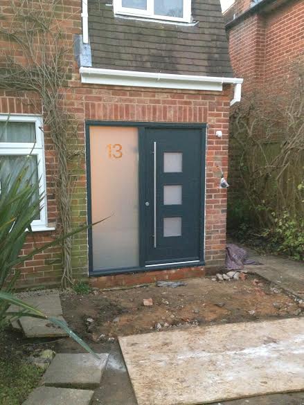 New front door and patio in Bourne End, Buckinghamshire 