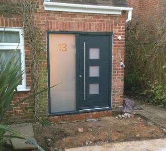 New front door and patio in Bourne End, Buckinghamshire