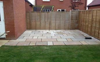 Patio in Haddenham, Buckinghamshire